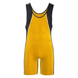 <b>Men</b> Casual Knitted Wrestling <b>Singlets</b> Stretchable Breathable Quick Dry <b>for</b> Daily Training Gym Practice Matches Competition Wear - Product Image 1