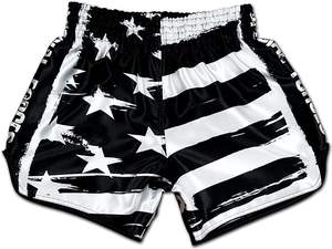 Shorts de boxe Muay Thai personnalisés fabriqués en usine, bon marché, de haute qualité, shorts de boxe Muay Thai, shorts de boxe Muay Thai - Product Image 2