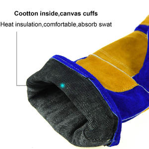 Gants de soudage en cuir OEM les plus vendus avec doublure imperméable, antidérapante et résistante à la chaleur pour la conduite - Product Image 3