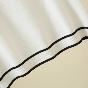 Verano manga corta cuello redondo tejido mujer suéter Casual - Product Image 4