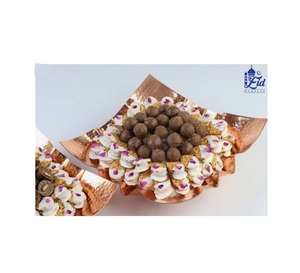 Plato para servir chocolate de acero inoxidable, vajilla para el hogar, chocolates, dulces, plato para servir por Tahura Exportadores - Product Image 3
