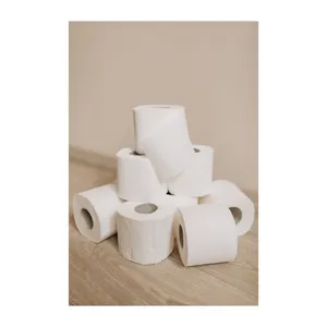 Papier hygiénique blanc doux 4 plis Comfort Care papier hygiénique, rouleaux de papier essuie-tout, paquet de 12 papiers de cuisine très absorbants