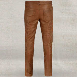 กางเกงผ้าแคนวาสทรงตรงสำหรับผู้ชาย ดีไซน์สั่งทำคุณภาพสูง แต่งหนังช่วงกลาง แฟชั่นทันสมัย น้ำหนักเบา แห้งเร็ว ระบายอากาศได้ดี สไตล์ไฮสตรีท - Product Image 3