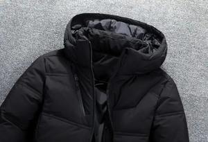 Veste à bulles avec logo personnalisé, sweat à capuche matelassé d'hiver, fourrure chaude, tissu intérieur doux disponible dans des couleurs sombres, style décontracté - Product Image 4