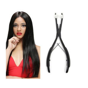 Pinzas de Acero Inoxidable para Extensiones de Cabello con Micro Anillos, Estilo Recto, Marca Privada para Salón de Belleza, MIANBRO ENTERPRISES - Product Image 2