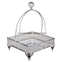 Meilleures boîtes de rangement de mariage en métal et cristal de qualité supérieure Nouveau look attrayant Boîte d'organisation de stockage de cartes standard de grande taille