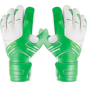 ถุงมือผู้รักษาประตูฟุตบอลแบบมืออาชีพที่ตัดเป็นลบทำจากวัสดุยางลาเท็กซ์พรีเมี่ยม - Product Image 1