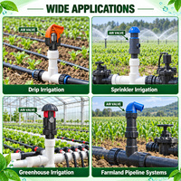Systèmes de conduites d'irrigation goutte-à-goutte et par aspersion agricoles avec soupape de purge d'air automatique