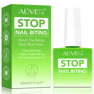 ALIVER Prévention du grignotage des <span class=keywords><strong>ongles</strong></span> 15ml Extrait <span class=keywords><strong>de</strong></span> plantes naturelles Traitement du grignotage des <span class=keywords><strong>ongles</strong></span> Séchage rapide Antibactérien Sûr <span class=keywords><strong>pour</strong></span> <span class=keywords><strong>les</strong></span> enfants et <span class=keywords><strong>les</strong></span> adultes - Product Image 1