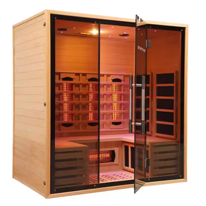 Sauna de Infrarrojos Lejanos para 3 Personas, Sauna Seca para el Hogar con Terapia de Luz Roja, Precio al por Mayor - Product Image 1