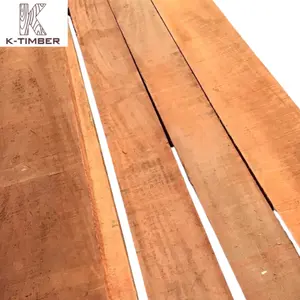 Acajou Dimensionnel Lumber Fournisseur africain Plancher de bois franc Bois de noyer Matières premières Bûches de bois Palette en bois Meilleur prix K-Timber