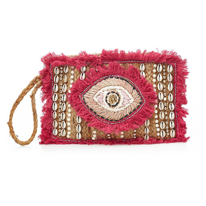 Bolso de hombro plisado de estilo bohemio para mujer, moda, Color sólido, con cuentas, ASA, borla, cremallera, disponible, precio al por mayor, India - Product Image 1