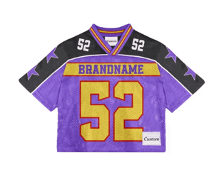 2024 personnalisé sérigraphie maillot chemise américain Streetwear maille Football maillot hommes maille pratique maillot Boxy Football porter - Product Image 2