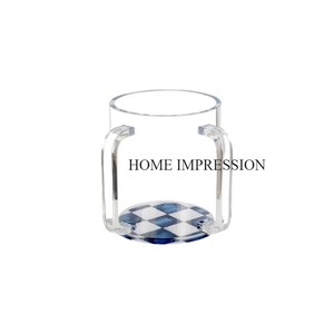 Classique De Luxe En Métal Miroir Poli Hôtels Parties Verres Tasses Avec Or Poli Poignées Conception Simple Cadeau De Mariage - Product Image 2