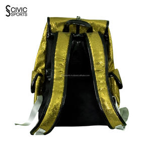 Sac à dos de cheerleading en gros, sac de sport décontracté, personnalisation du logo de l'équipe, sac à dos de cheerleading bleu pailleté - Product Image 2