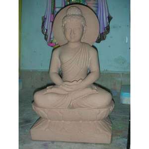Wholesale Elegant Handmade Marble <b>Buddha</b> Statue Traditional Indian Stone Sculpture For Indoor Home Temple Meditation Decor Use - Product Image 2