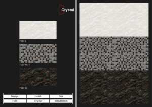 Carreaux muraux en céramique 300x600mm pour salle de bain et cuisine, finition brillante ou mate, texture effet sucre, solution murale. - Product Image 4