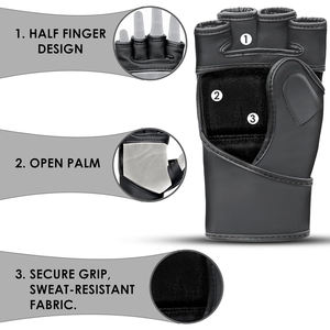 Personnalisé Votre Propre Logo Dernier Style Mma Gants Haute Qualité Mma Gants Professionnel Mma Gants Fabriqués Au Pakistan - Product Image 5
