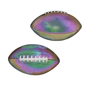 Balón de Fútbol Americano de Cuero PU/PVC Personalizado de Alta Calidad, Balón de Entrenamiento Oficial Duradero al por Mayor con Tela Suave y Cómoda - Product Image 6