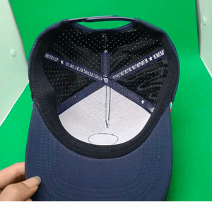 Gorra de béisbol y sombrero para hombre parche de silicona personalizado Logo parches de PVC 5 paneles deportes ala curva cuerda impermeable gorra de Golf - Product Image 4