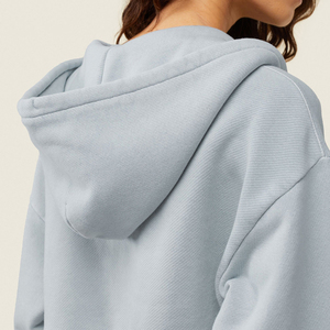 Ensemble short et sweat à capuche en coton pour femme de la plus haute qualité, de couleur grise, pour femmes. - Product Image 5