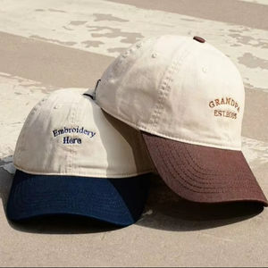 Logotipo personalizado bordado Gorras de béisbol sin estructura Gorras deportivas Gorras de béisbol personalizables OEM Logotipo personalizado - Product Image 2