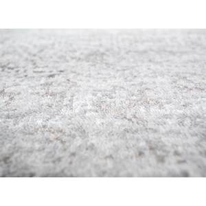 Alfombra Kavi Gris y Negra Anudada a Mano de Lana y Seda de Bambú con Patrón Abstracto, Colección Afterglow para Uso Doméstico - Eskm-03 - Product Image 3