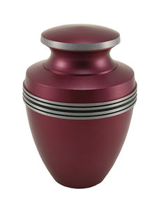 Urnas de cremación de hierro con diseño de mango de contorno dorado Adulto para cenizas - Product Image 3