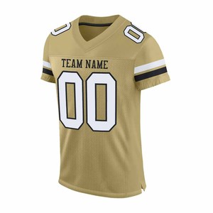 Jersey americano hecho a medida con cuello en V de media manga, jersey de club de equipo de fútbol americano con nombre y logotipo de equipo personalizado - Product Image 1