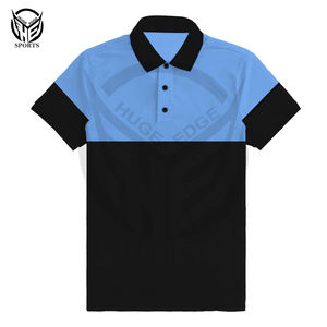 Polo de manga de camisa transpirable con logotipo personalizado de alta calidad, polos holgados estampados de talla grande para hombre - Product Image 1