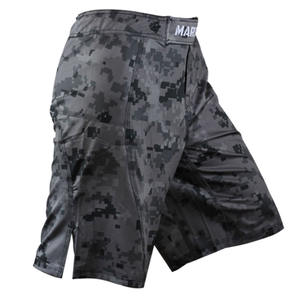 Shorts unisexes décontractés à taille mi-haute, personnalisables avec votre propre logo, séchage rapide, respirants, de haute qualité, pour les arts martiaux et la salle de sport - Product Image 3