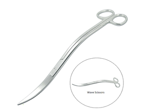 Metal Med Corporation Premium Quality Long <b>Scissor</b> Tweezer Aquarium Maintenance Instrument Set Manual Stainless Steel Reusable - Product Image 4