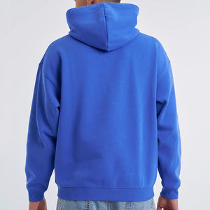 Sweat à capuche en molleton de coton lourd de haute qualité, personnalisable, surdimensionné, respirant, à séchage rapide, streetwear pour homme - Product Image 3