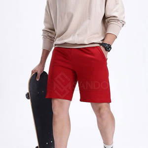 Pantalones Cortos Deportivos para Hombre, Diseño Personalizado con su Propio Logotipo, 100% Algodón, Sólidos, Casuales, Cómodos, Transpirables y de Secado Rápido - Product Image 4