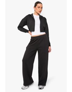 Ensemble 2 pièces décontracté pour femme : veste zippée et pantalon de survêtement effet vieilli – Tenue jogging à capuche 25-26 - Product Image 2