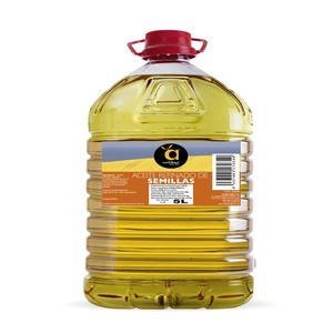 Graines de tournesol en gros pour l'huile, Huile de tournesol Casalbert 5L pour la cuisson, Qualité Gourmet Premium, Huile de tournesol naturelle optimale - Product Image 1