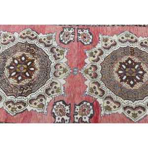 Tapis turc 3,1 x 5,9 pieds, tapis d'appoint vintage, tapis persan rouge - Product Image 4