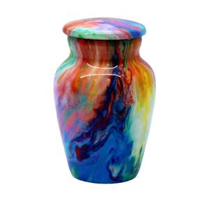 Urna funeraria de estilo clásico para cenizas humanas, caja conmemorativa de recuerdo, ataúd para restos de adultos - Product Image 6