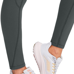 Venta al por mayor de mallas de cintura alta para las mujeres transpirable de punto Fitness entrenamiento pantalón Scrunch trasero logotipo personalizado Casual Yoga desgaste - Product Image 2