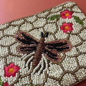 Handmade Bohemian Style Seed Bead Tote Bag Custom Logo Embroidered Beaded <b>Coin</b> <b>Pouch</b> Fashionable Women's Sizes for Promotions - Product Image 1