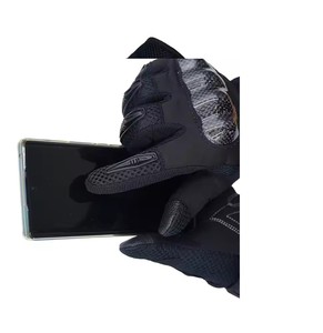 High Quality Unisex Summer Racing <b>Gloves</b> <b>Touch</b> <b>Screen</b> Anti-Slip Breathable Leather Full Finger for Motorbike Auto Racing Outdoor - Product Image 4