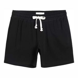 Mid Waist Breathable <b>Woven</b> Gym <b>Shorts</b> with Drawstring Closure and Waist Logo 100% Cotton 4-Way Stretch - Product Image 3