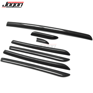 Garniture de porte intérieure de voiture en Fiber de carbone, panneau de commande <span class=keywords><strong>centrale</strong></span>, couvercle de changement de vitesse pour <span class=keywords><strong>Audi</strong></span> A3 8V S3 <span class=keywords><strong>RS3</strong></span> 2014-2019 - Product Image 3
