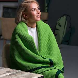 Acrylic Blanket 150*200 Top Fashion Home Luxury Bedding Custom Knitted Home Decoration Throw Blanket <b>Sofa</b> <b>Camping</b> Blanket - Product Image 5