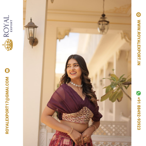 Nueva colección Lehenga Choli de diseño de presentación en Tarifa mayorista por Royal Export Surat - Product Image 5