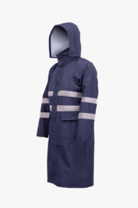 Impermeable Ligero y Cómodo, Cortavientos, con Tiras Reflectantes, Gabardina Plegable para Trabajo, Aire Libre y Camping - Product Image 4