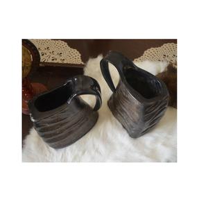 Taza de cuerno de vino Vikingo, taza de cuerno de búfalo de cerveza de vino, diseño tallado, taza de cuerno para beber con artesanía natural hecha a mano - Product Image 1