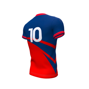 Camiseta de fútbol para hombre de la mejor calidad, camiseta de fútbol de Color sólido personalizada para uniformes deportivos de equipo - Product Image 4
