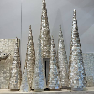 Nuevo artículo de lujo moderno madre de perla Shell árbol de Navidad árbol decorativo para mesa hogar vacaciones decoración de Vietnam - Product Image 5