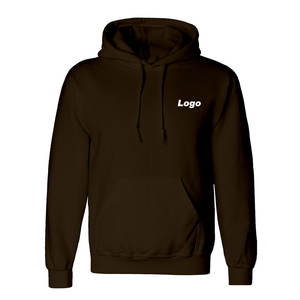 Venta al por mayor Heavyweight Plain Otoño e Invierno Juventud Suelto Casual Marca de moda 450G Terry Cotton Hombres Sudadera con capucha para hombres - Product Image 2